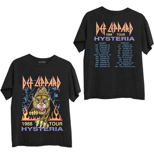 Def Leppard | Hysteria '88 - T-Shirt Black
