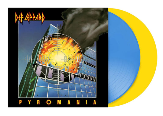 Def Leppard | Pyromania: 40th Anniversary Edition (Limited Edition, Blue & Yellow Colored Vinyl) [Import] (2 Lp's) - Vinyl