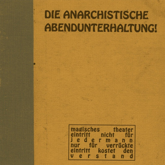 DIE ANARCHISTISCHE ABENDUNTERHALTUNG | #1 - Vinyl