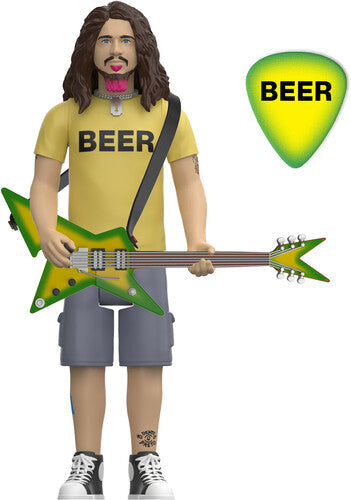 DIMEBAG DARRELL | Dimebag Darrell - ReAction Figures Wv2- Dimebag Darrell (BEER Shirt) (Action Figure, Collectible) - Action Figure