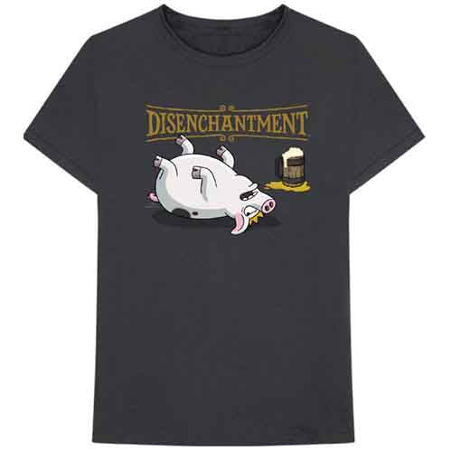 Disenchantment | Pig - T-Shirt Grey
