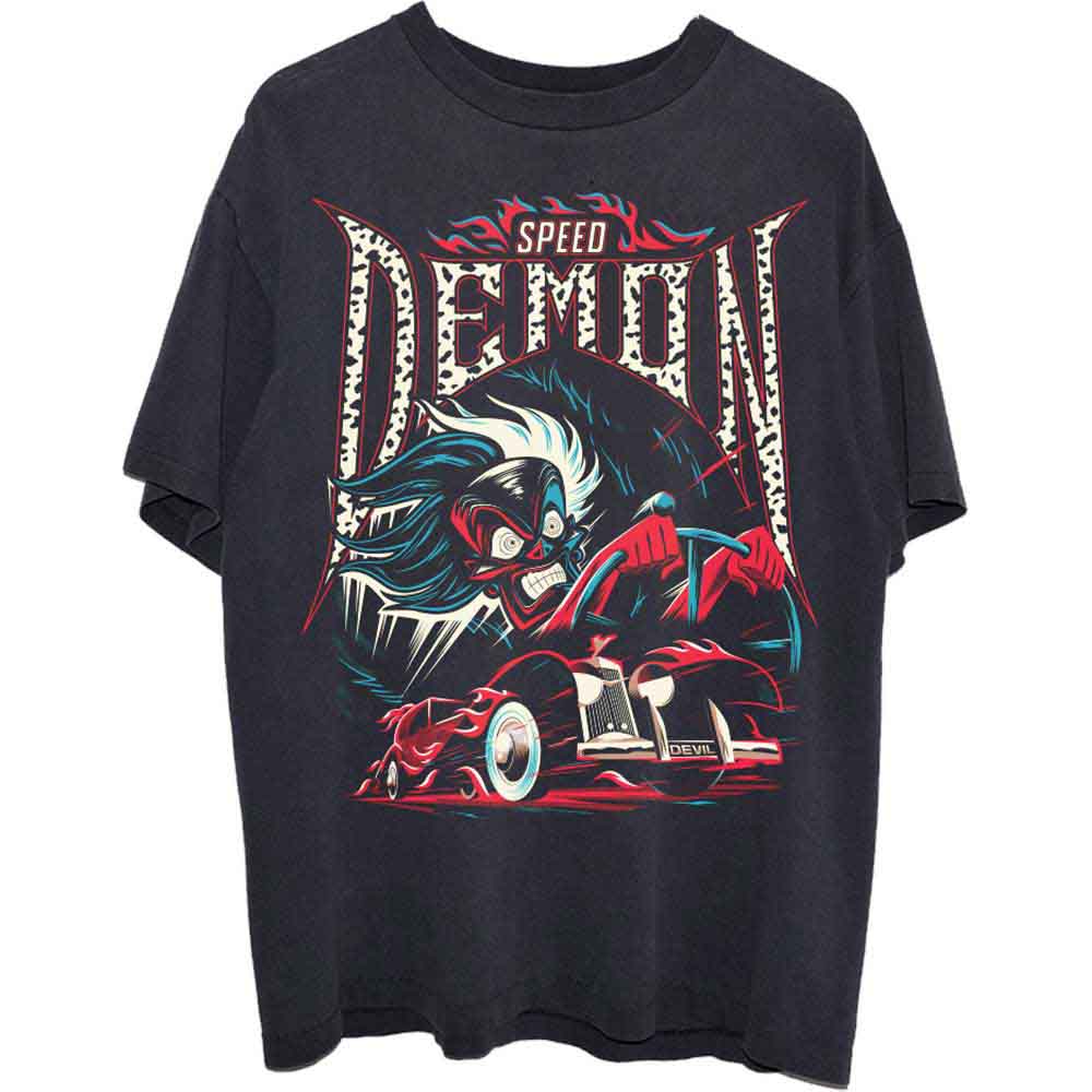 Disney | 101 Dalmatians Cruella Speed Demon - T-Shirt Black
