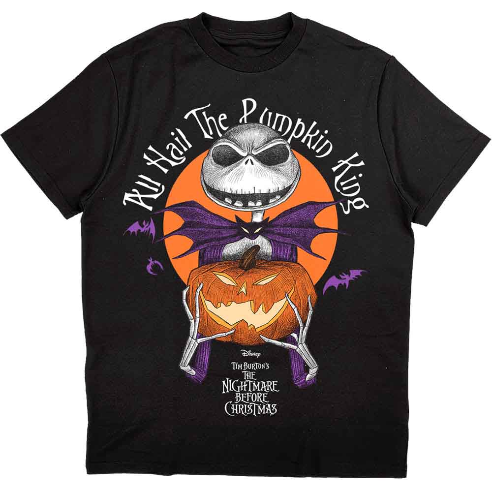 Disney | The Nightmare Before Christmas All Hail the Pumpkin King - T-Shirt Black