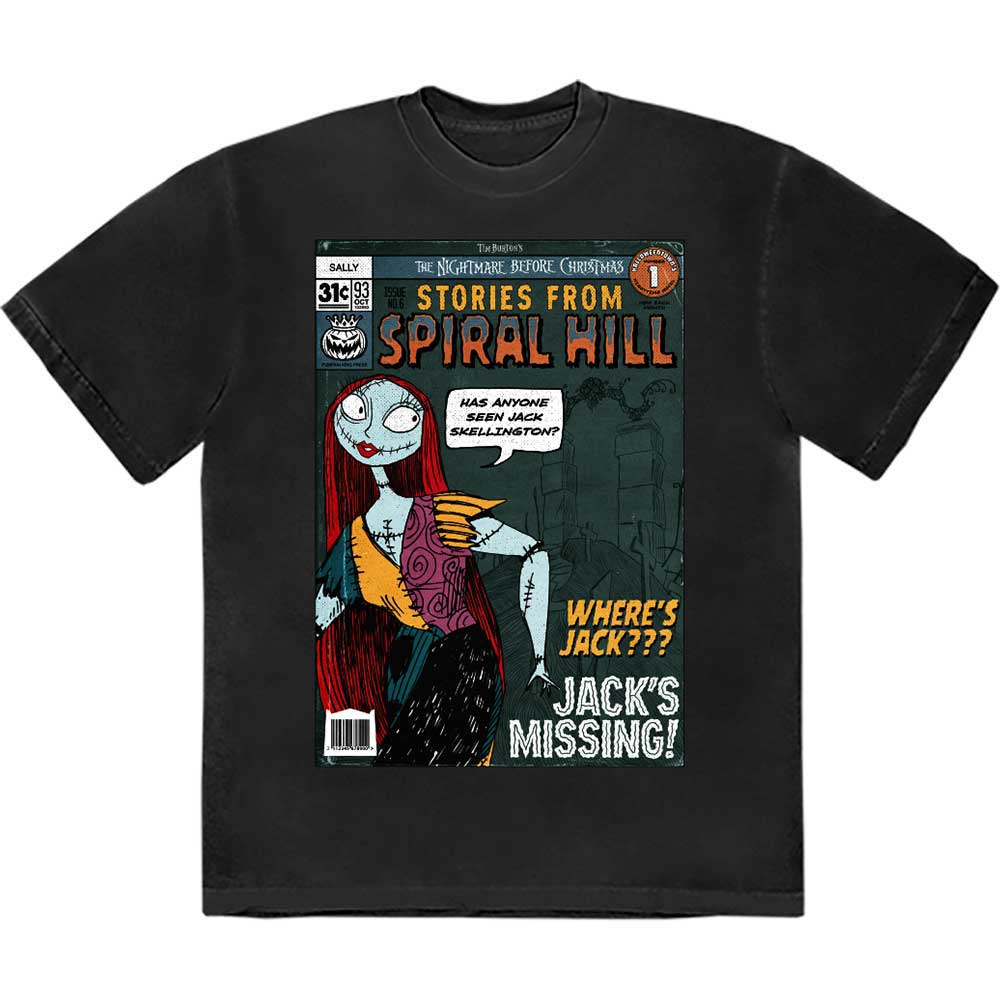 Disney | The Nightmare Before Christmas Spiral Hill Sally - T-Shirt Black
