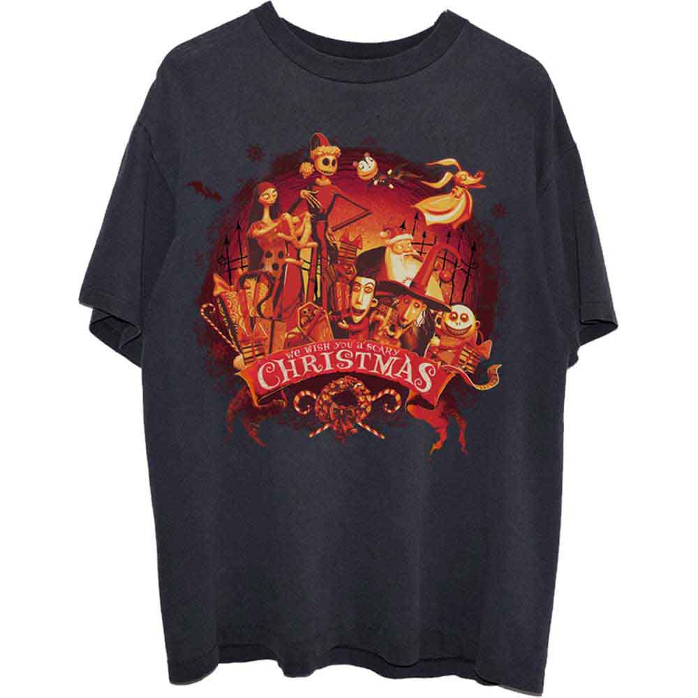 Disney | The Nightmare Before Christmas We Wish You A Scary Christmas - T-Shirt Black