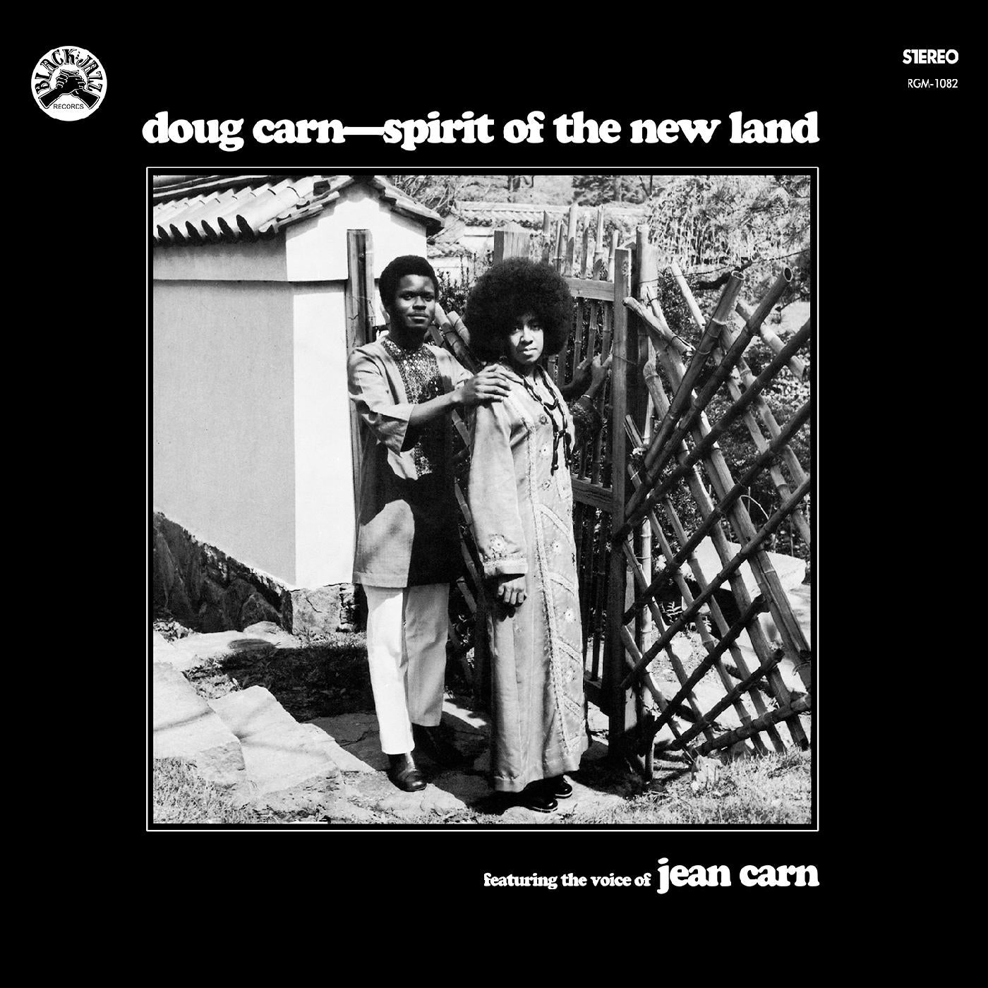 Doug Featuring the Voice of Jean Carn Carn | Spirit Of The New Land (Blue With Black Swirl Vinyl) - Vinyl