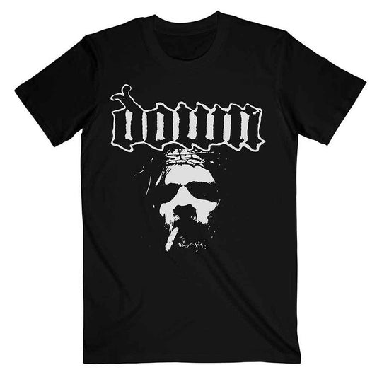 Down | Face - T-Shirt Black