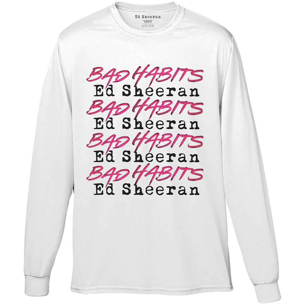 Ed Sheeran | Bad Habits Stack - White