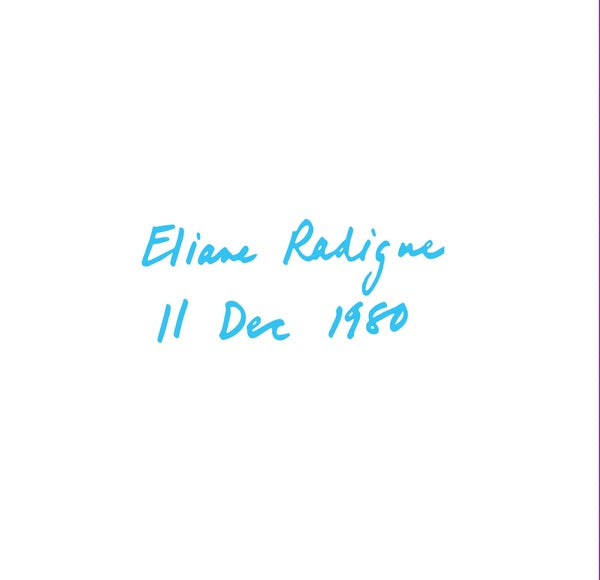 ELIANE RADIGUE | 11 Dec 80 - CD