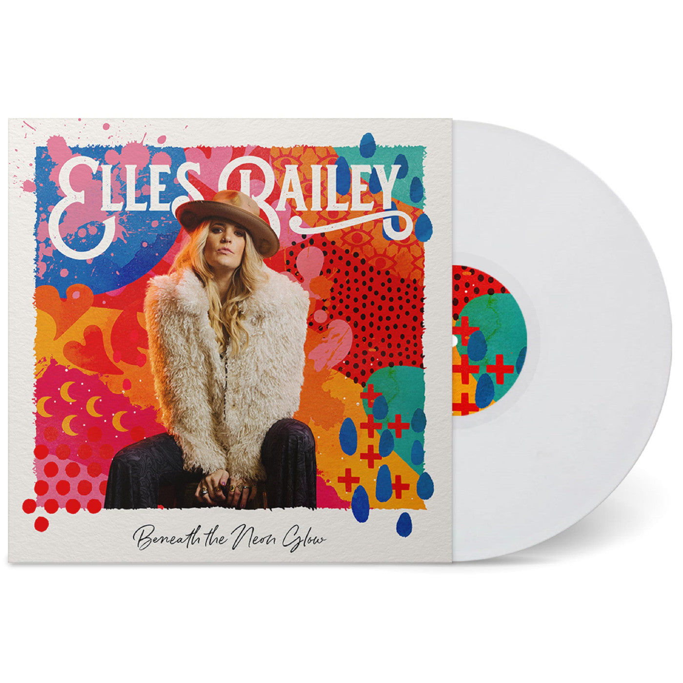Elles Bailey | Beneath The Neon Glow (White Vinyl) - Vinyl