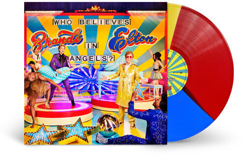 Elton John & Brandi Carlile | Who Believes In Angels? (Red, Yellow & Blue Colored Vinyl, Lyric Book) - Vinyl