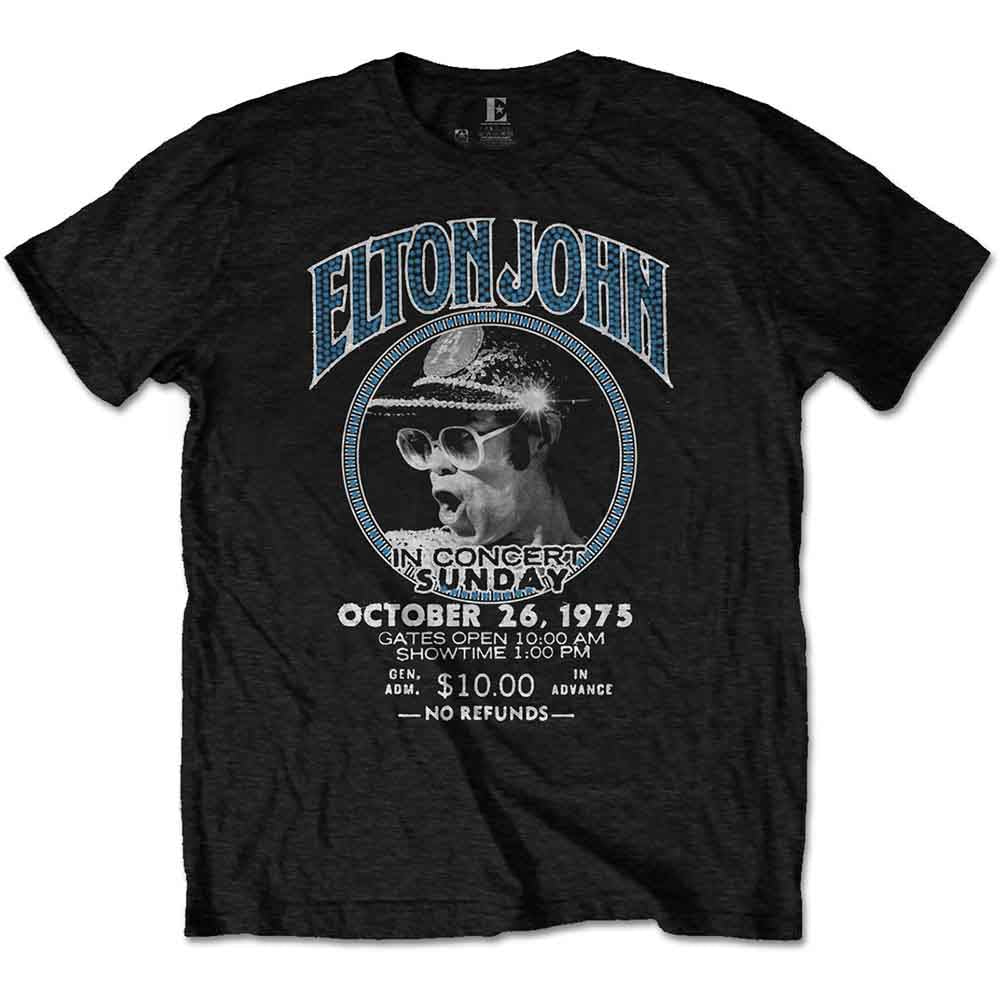 Elton John | Live In Concert - T-Shirt Black