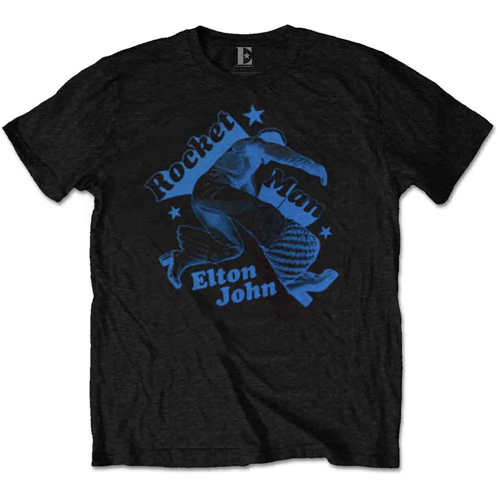 Elton John | Rocketman Jump - T-Shirt Black