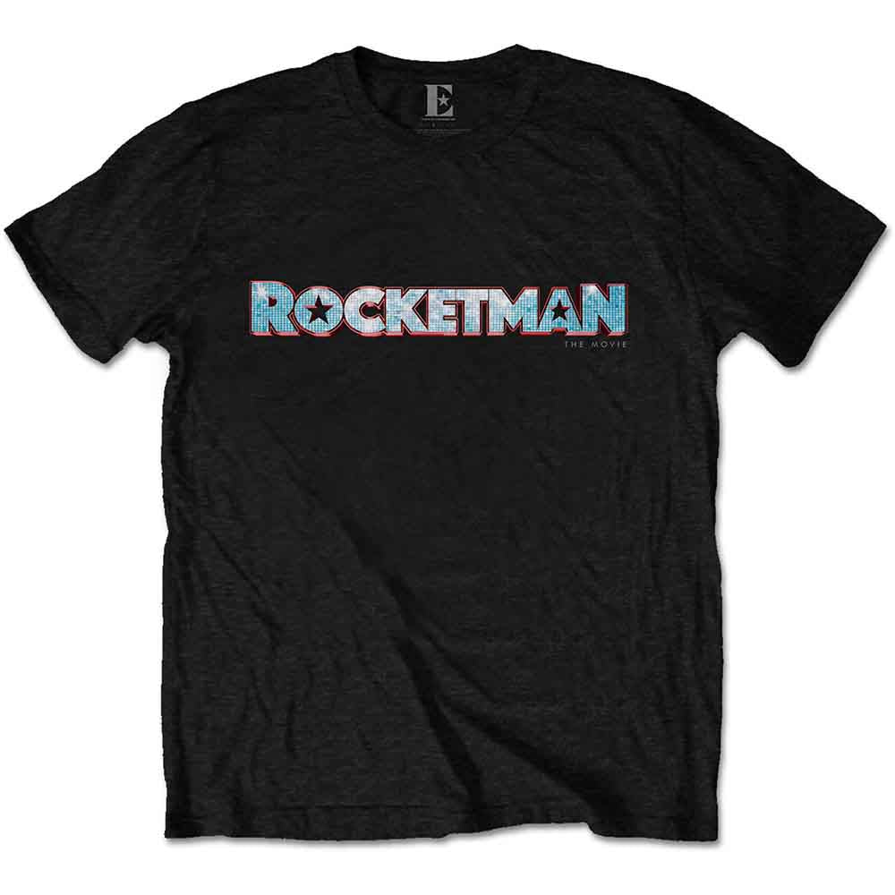 Elton John | Rocketman Movie Logo - T-Shirt Black