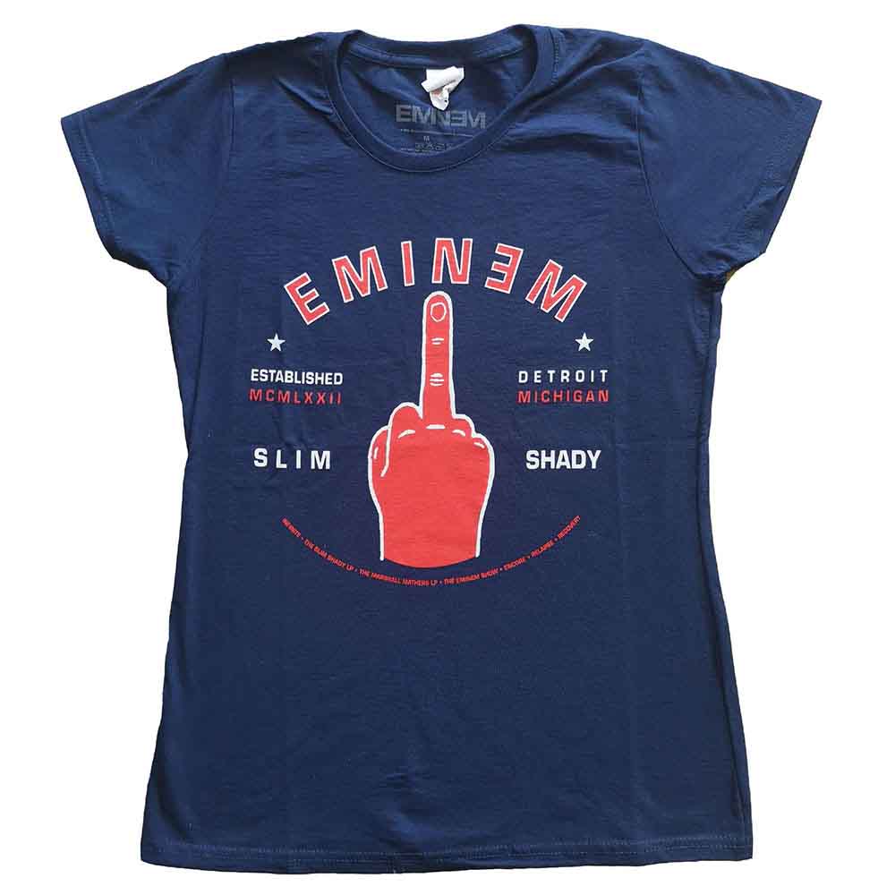 Eminem | Detroit Finger - T-Shirt Blue
