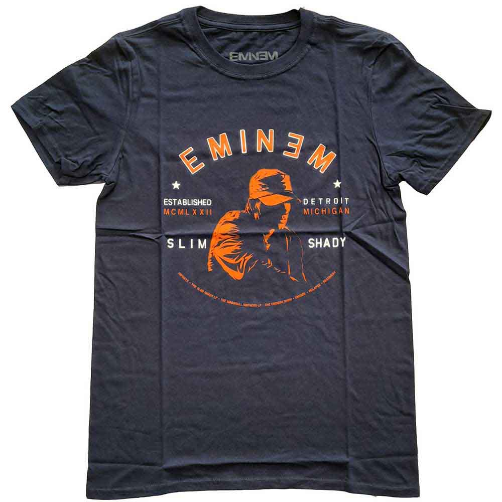 Eminem | Detroit Portrait - T-Shirt Blue