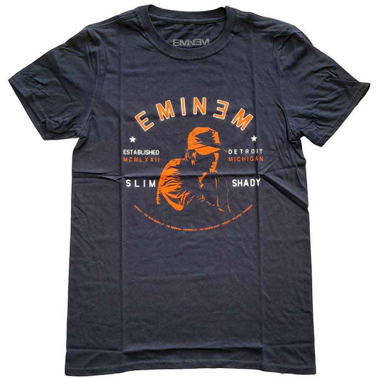 Eminem | Detroit Portrait - T-Shirt Blue