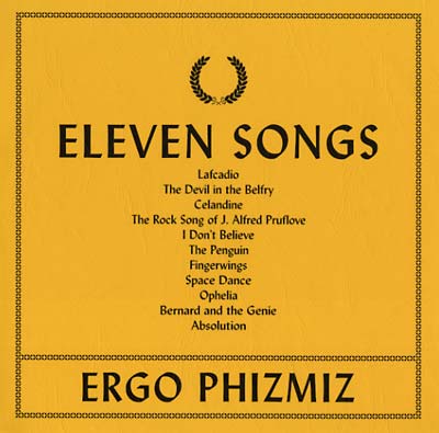 ERGO PHIZMIZ | Eleven Songs - Vinyl