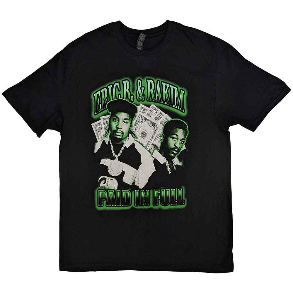 Eric B. & Rakim | Paid In Full - T-Shirt Black