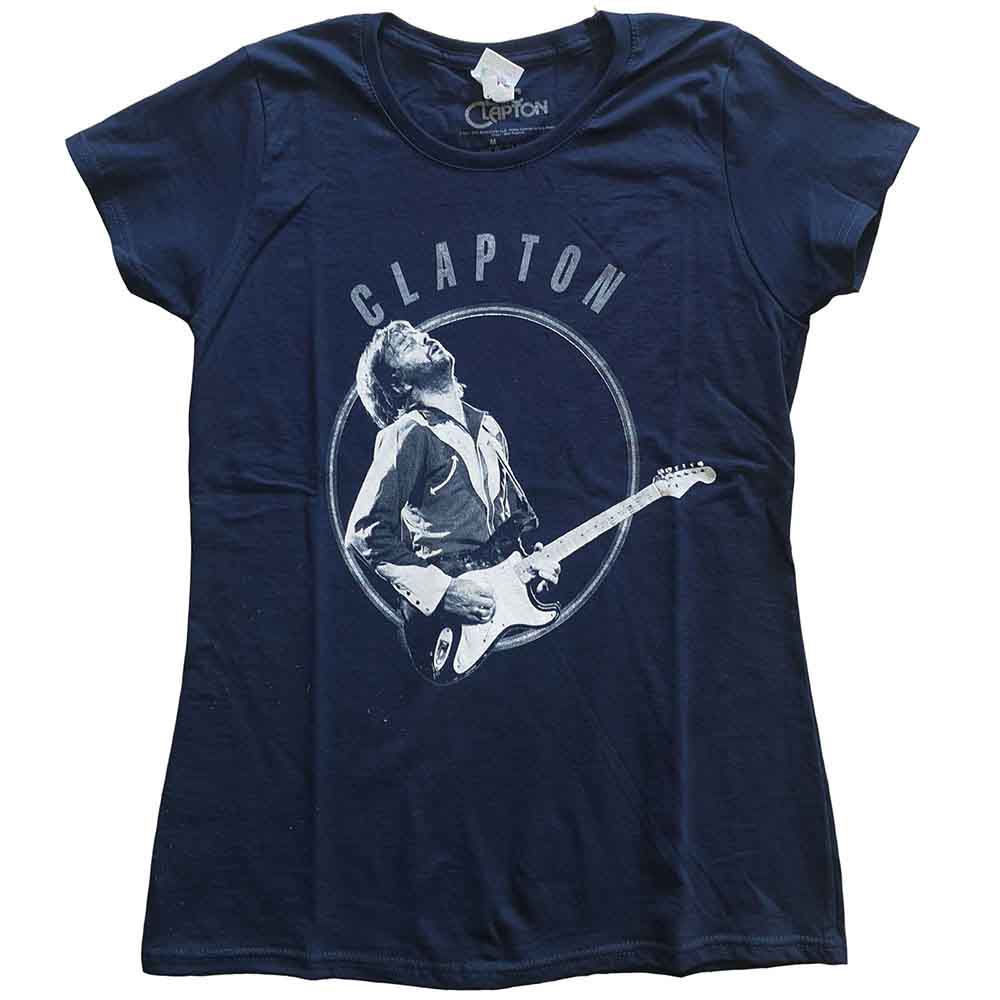 Eric Clapton | Vintage Photo - T-Shirt Blue