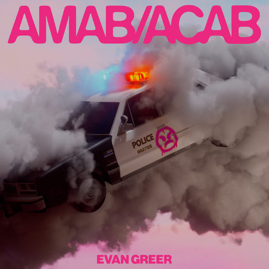 Evan Greer | Amab/Acab (Clear/Pink Cloud Vinyl) - Vinyl