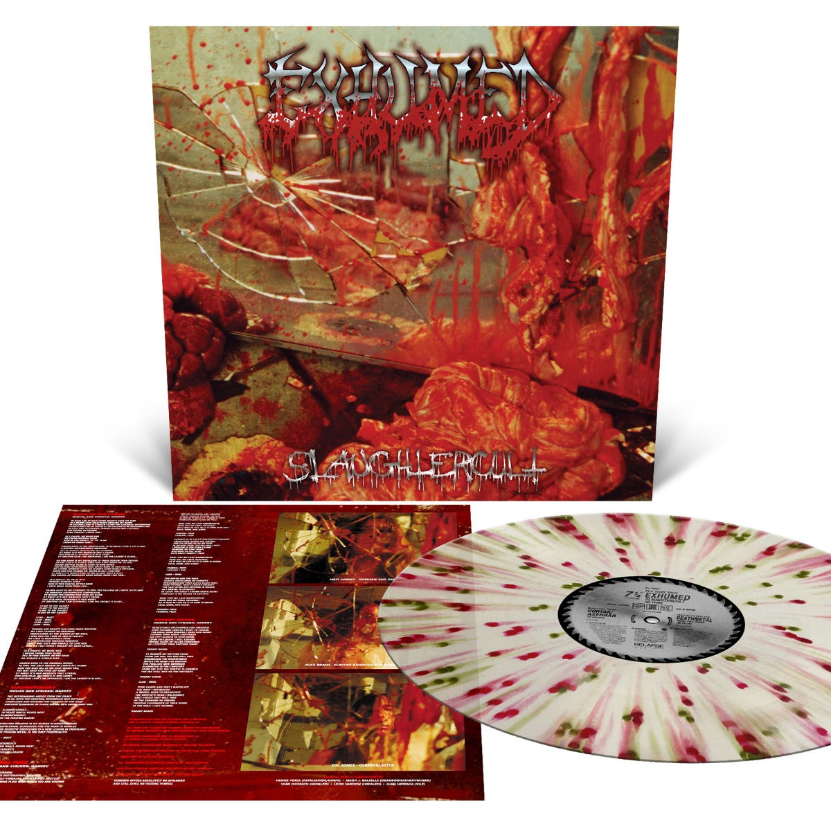 Exhumed | Slaughtercult (Milky Clear with Splatter) - Vinyl