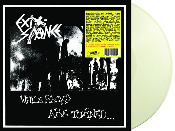 EXIT-STANCE | While Backs Are Turned... (White Vinyl) - Vinyl