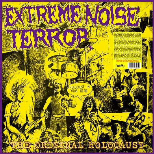 EXTREME NOISE TERROR | A Holocaust In Your Head: The Original Holocaust (Yellow Vinyl) - Vinyl