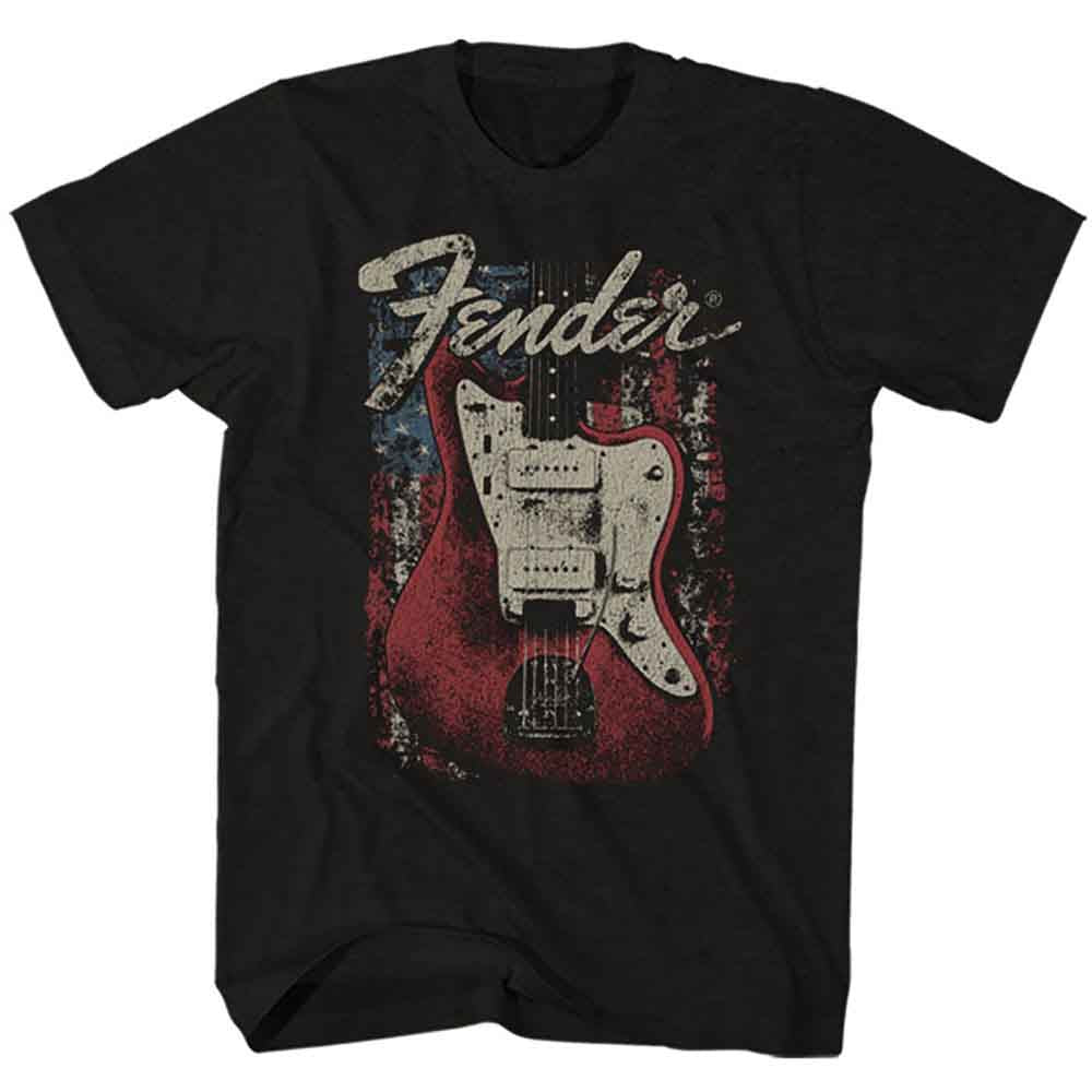Fender | Distressed Guitar - T-Shirt Black