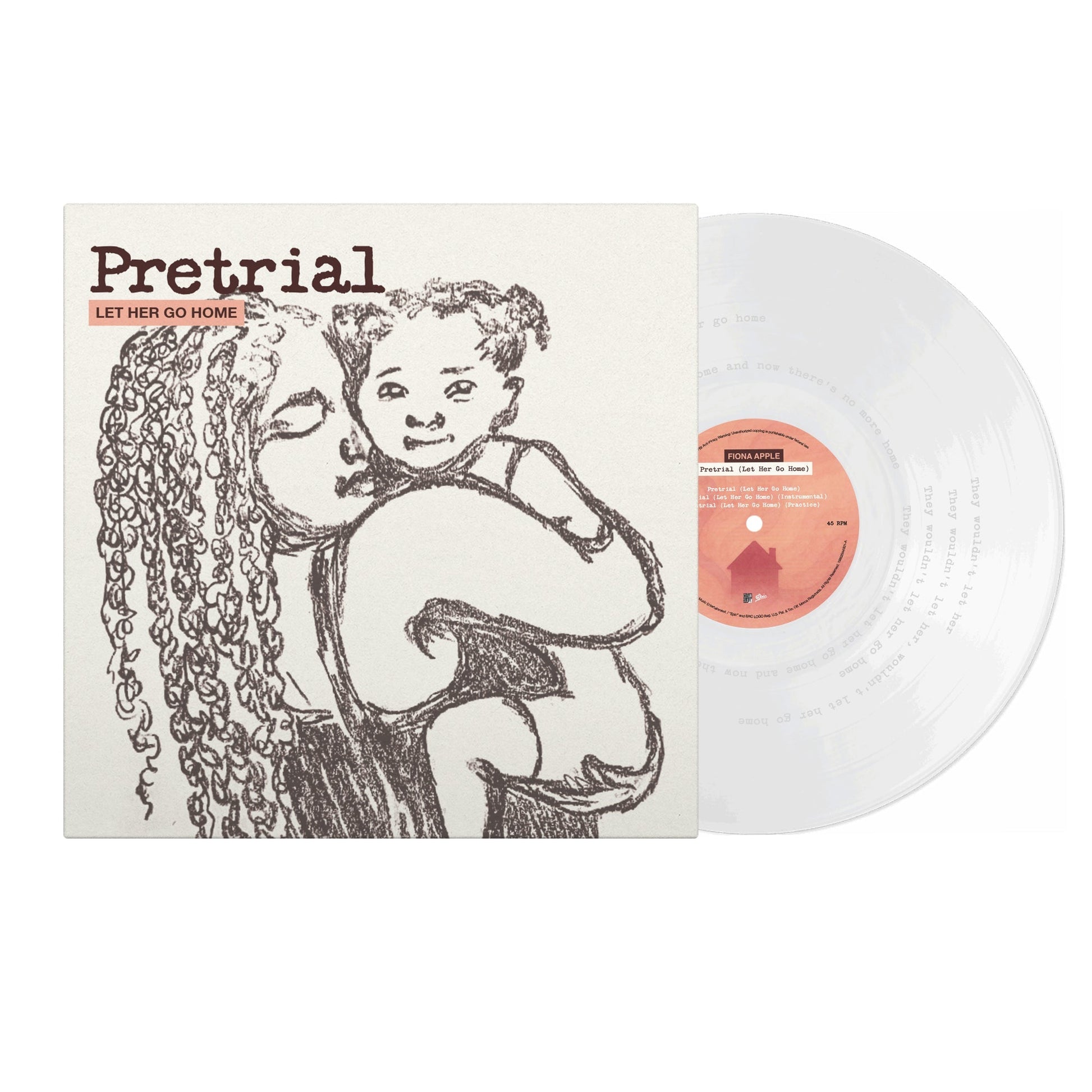 Fiona Apple | Pretrial (Let Her Go Home) (140G) [Crystal Clear Vinyl] [Ep] - Vinyl