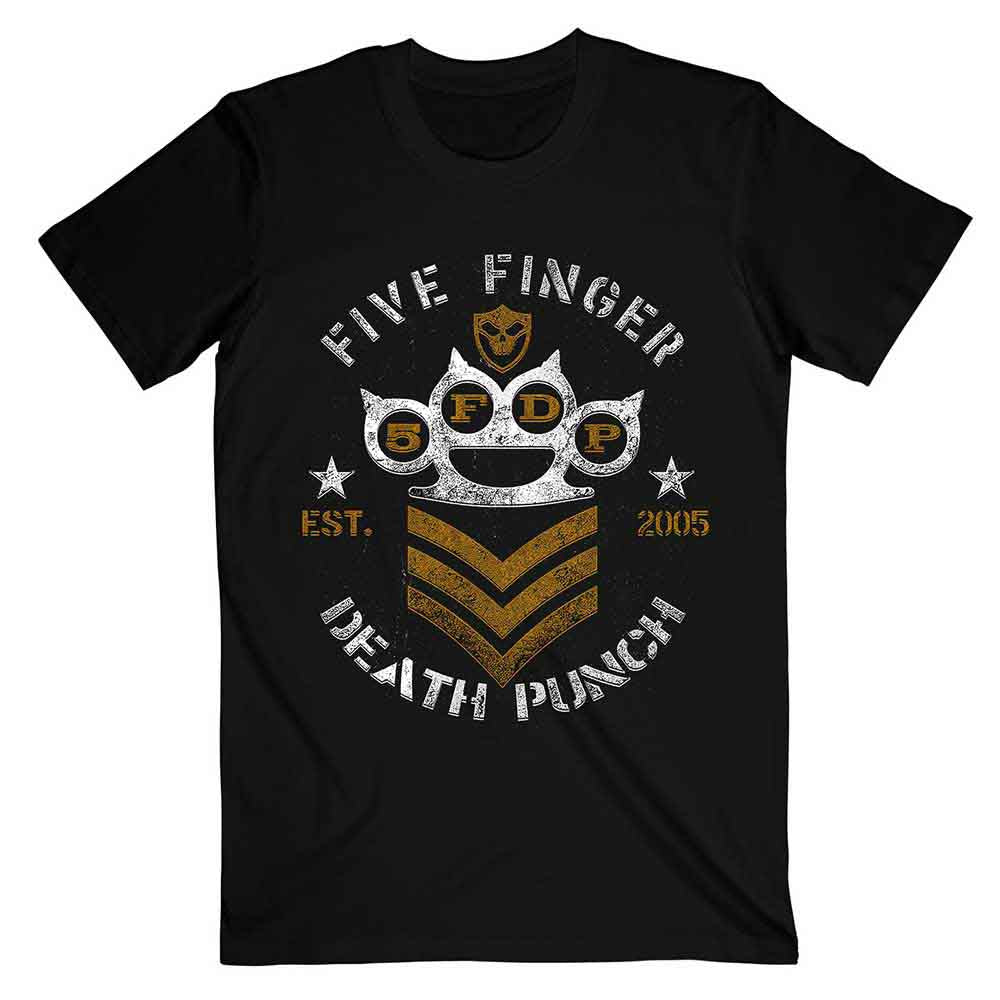 Five Finger Death Punch | Chevron - T-Shirt Black