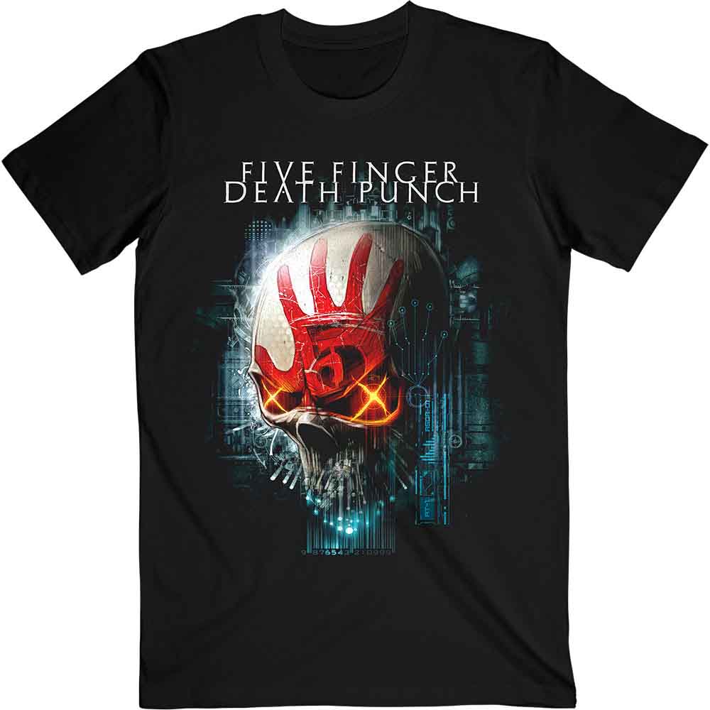 Five Finger Death Punch | Interface Skull - T-Shirt Black