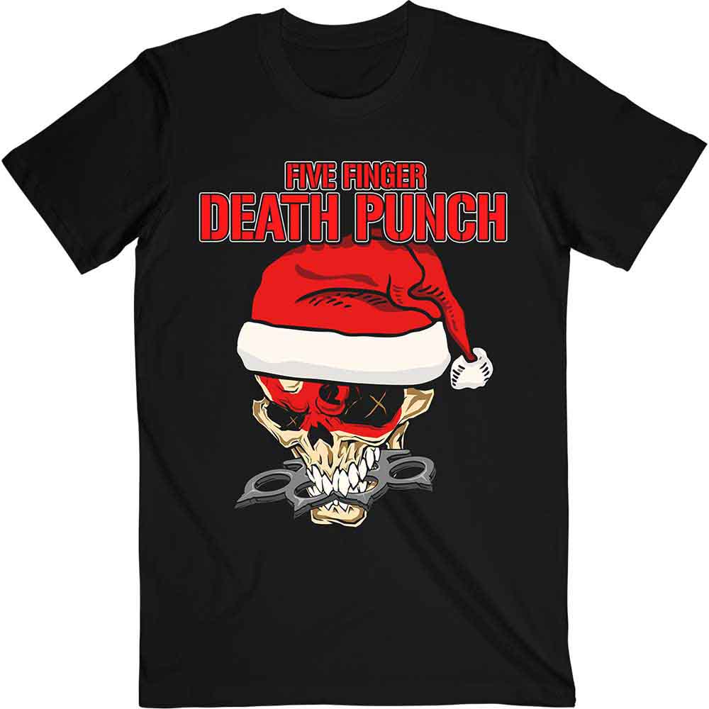 Five Finger Death Punch | Santa Knucklehead - T-Shirt Black
