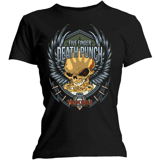 Five Finger Death Punch | Trouble - T-Shirt Black