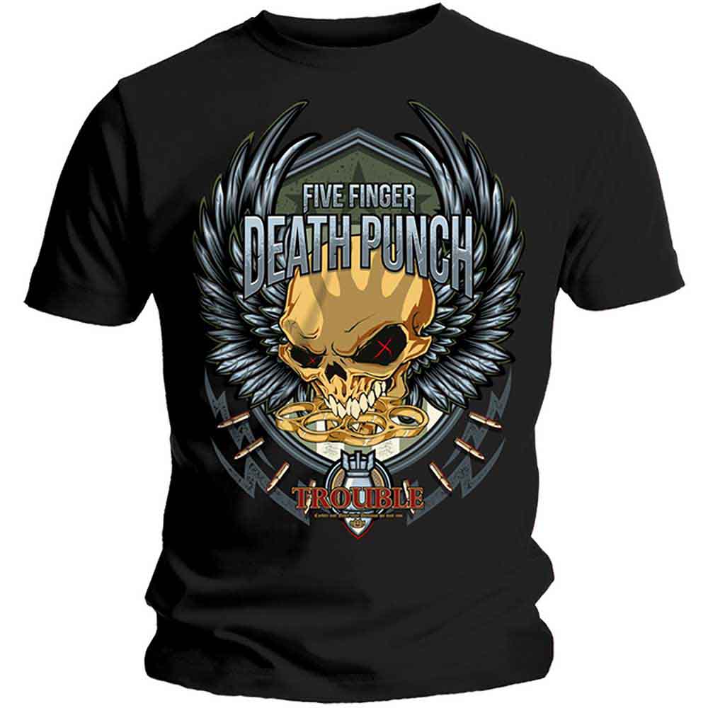 Five Finger Death Punch | Trouble - T-Shirt Black
