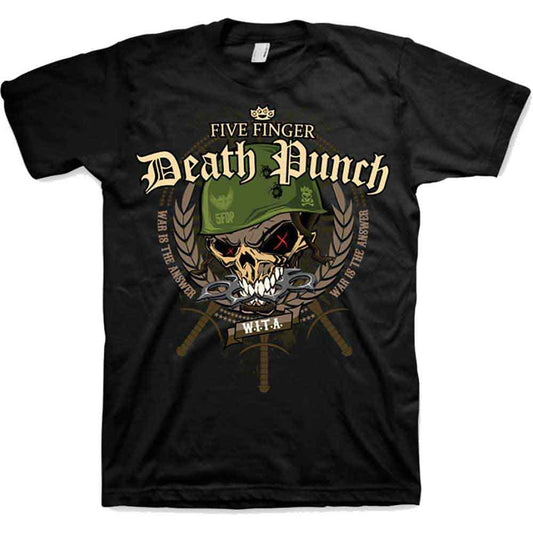 Five Finger Death Punch | War Head - T-Shirt Black