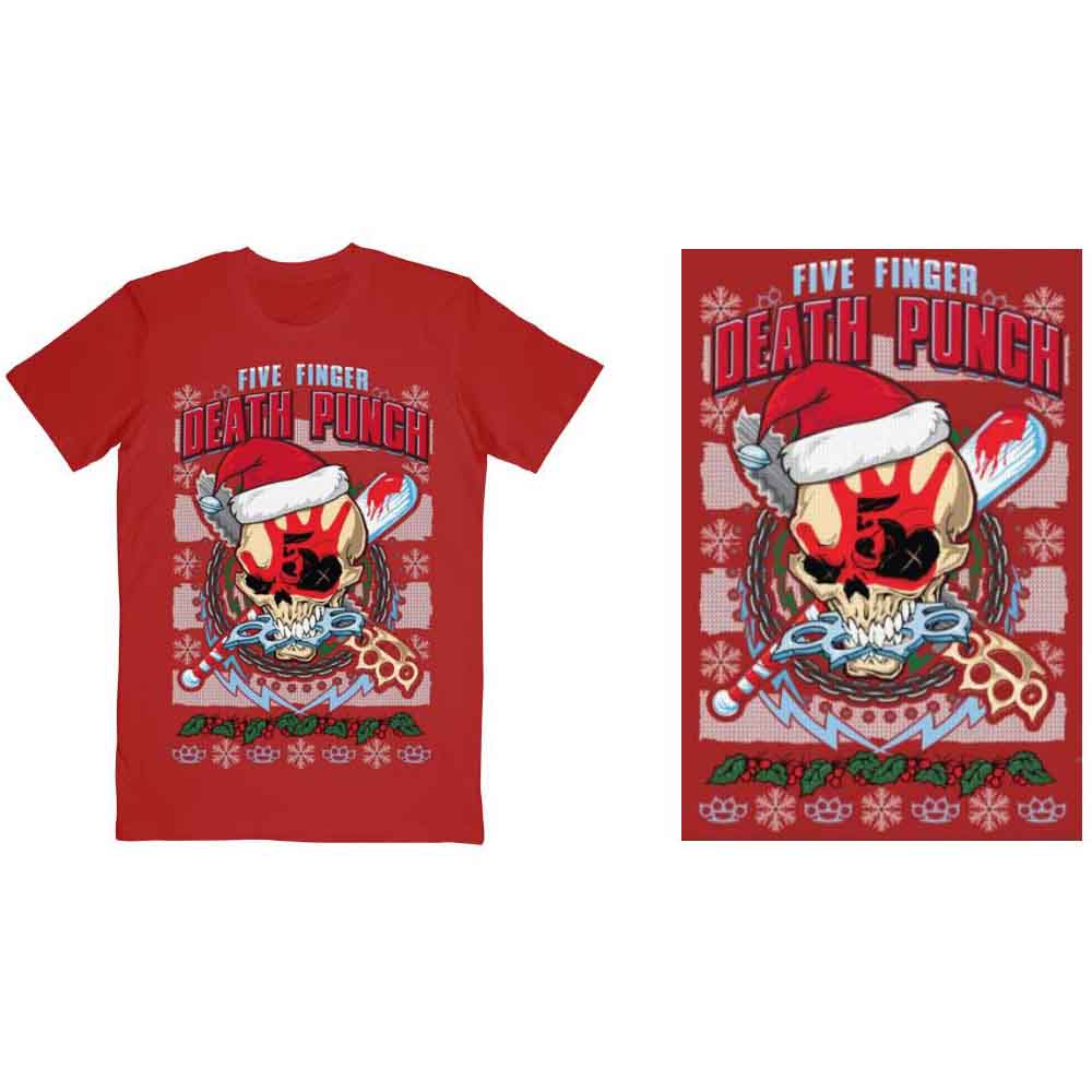 Five Finger Death Punch | Zombie Kill Xmas - T-Shirt Red