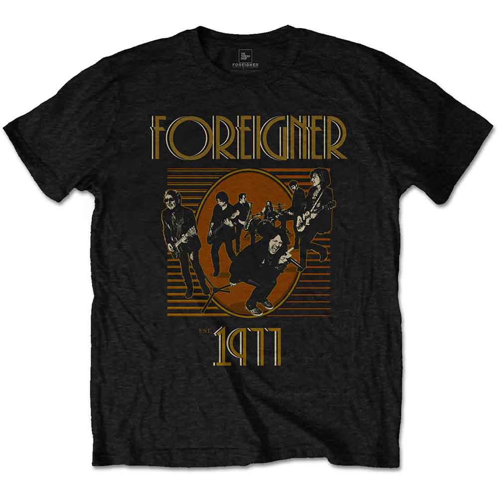 Foreigner | Est. 1977 - T-Shirt Black