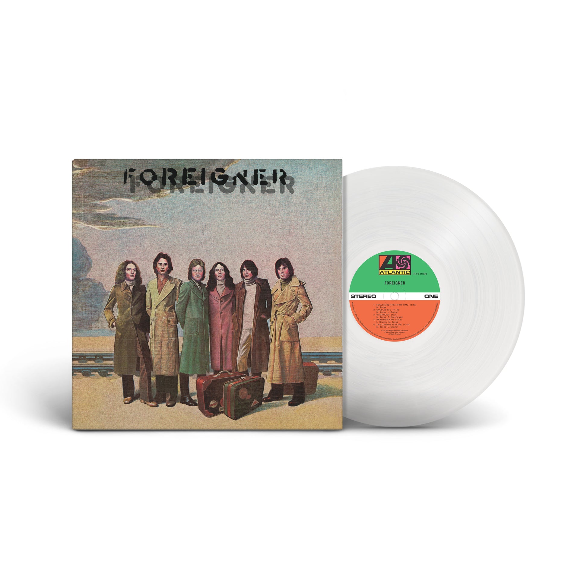 Foreigner | Foreigner (ROCKTOBER / ATL75) (Crystal Clear Diamond Vinyl) - Vinyl