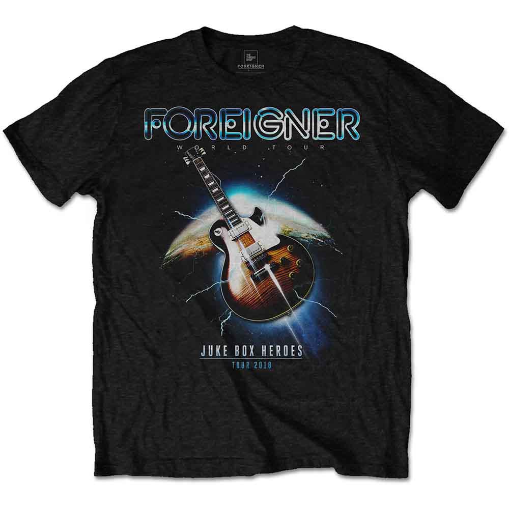 Foreigner | Juke Box Heroes - T-Shirt Black
