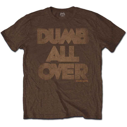 Frank Zappa | Dumb All Over - T-Shirt Brown