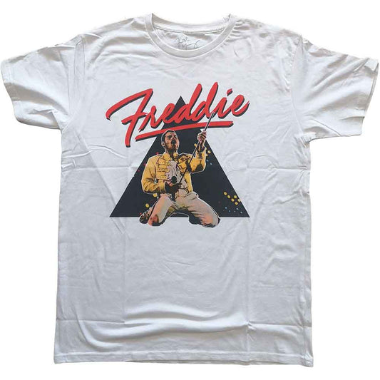 Freddie Mercury | Triangle - T-Shirt White
