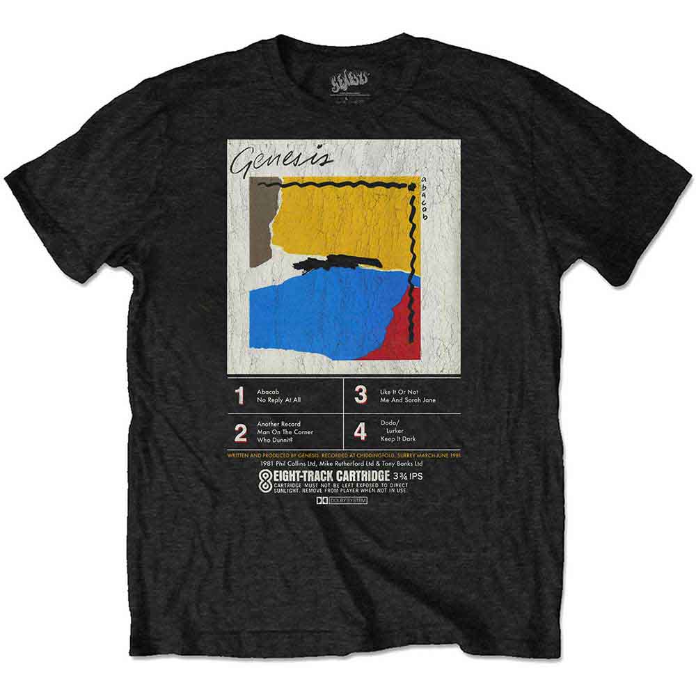 Genesis | ABACAB 8-Track - T-Shirt Black