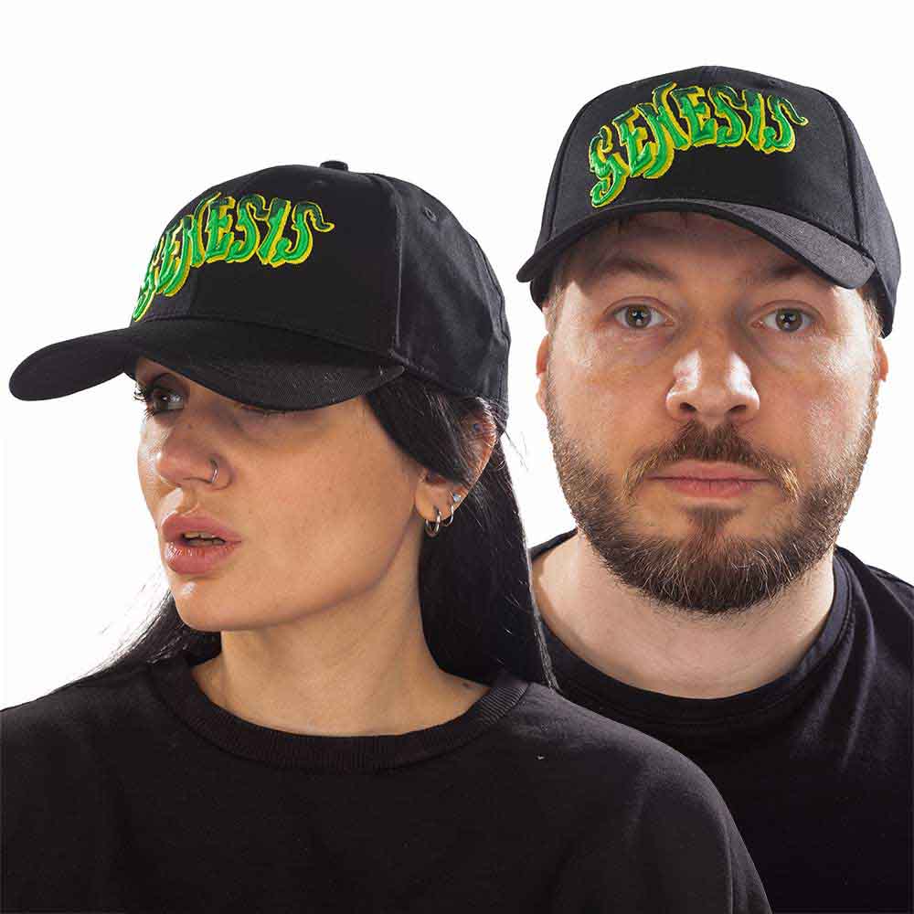Genesis | Green Classic Logo - Hat Black