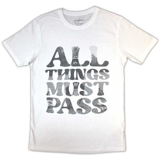 George Harrison | All Things Must Pass Text Infill - White