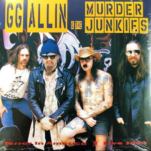 GG Allin & The Murder Junkies | Terror In America (Limited Edition, Clear Vinyl, Green) - Vinyl
