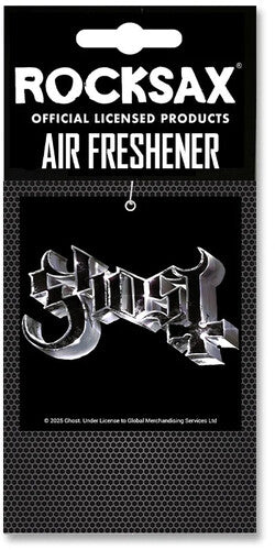 Ghost | Rocksax - Ghost - Chrome Logo - Air Freshener (Vanilla) - Air Freshener