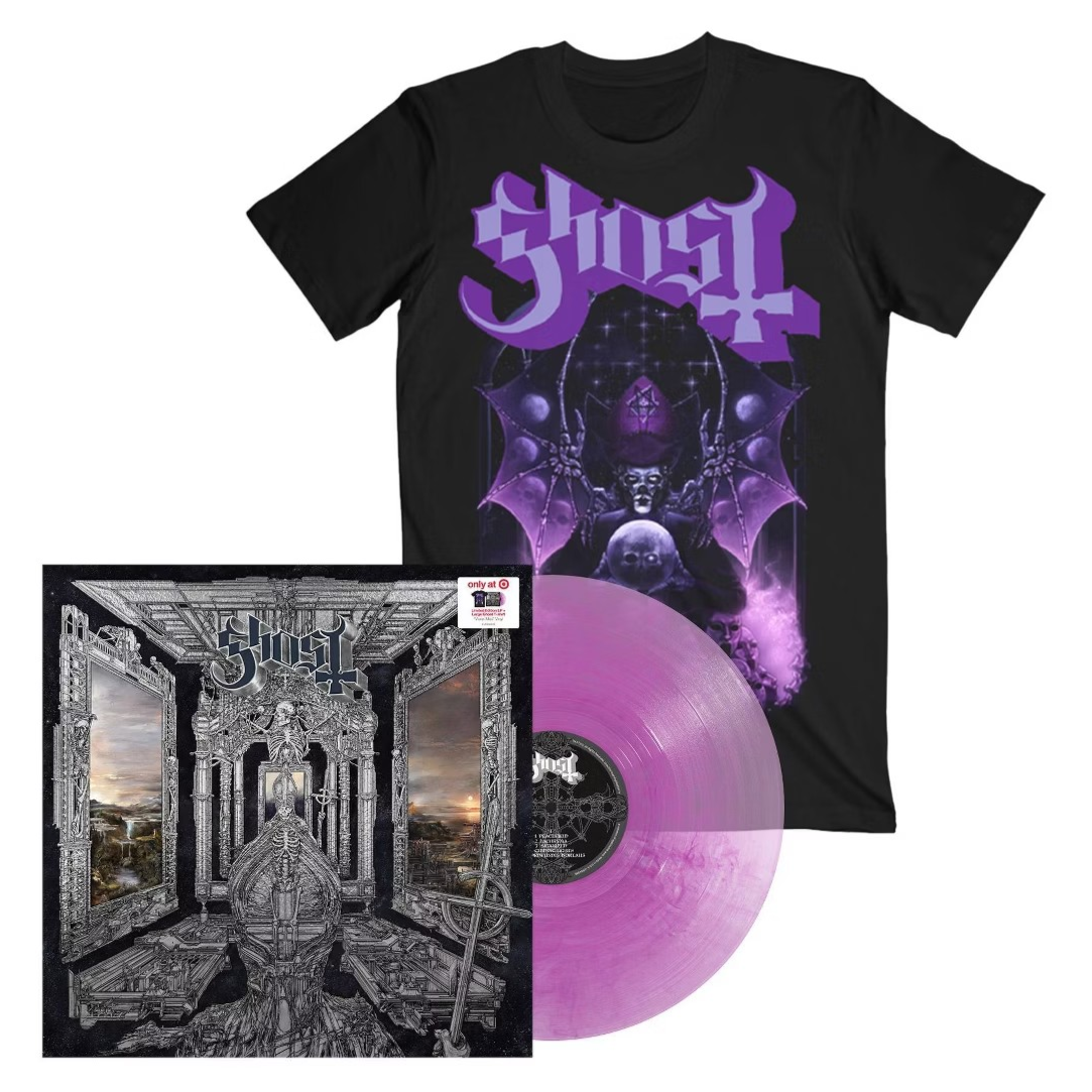 Ghost | Skeletá (Limited Edition, "Violet Mist" Colored Vinyl, Large T-Shirt) (Box Set) - Vinyl