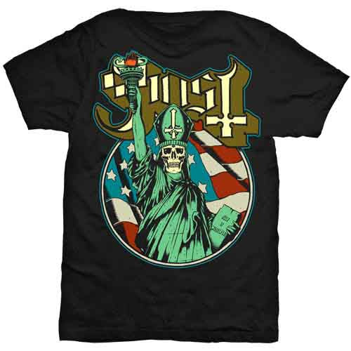 Ghost | Statue of Liberty - T-Shirt Black