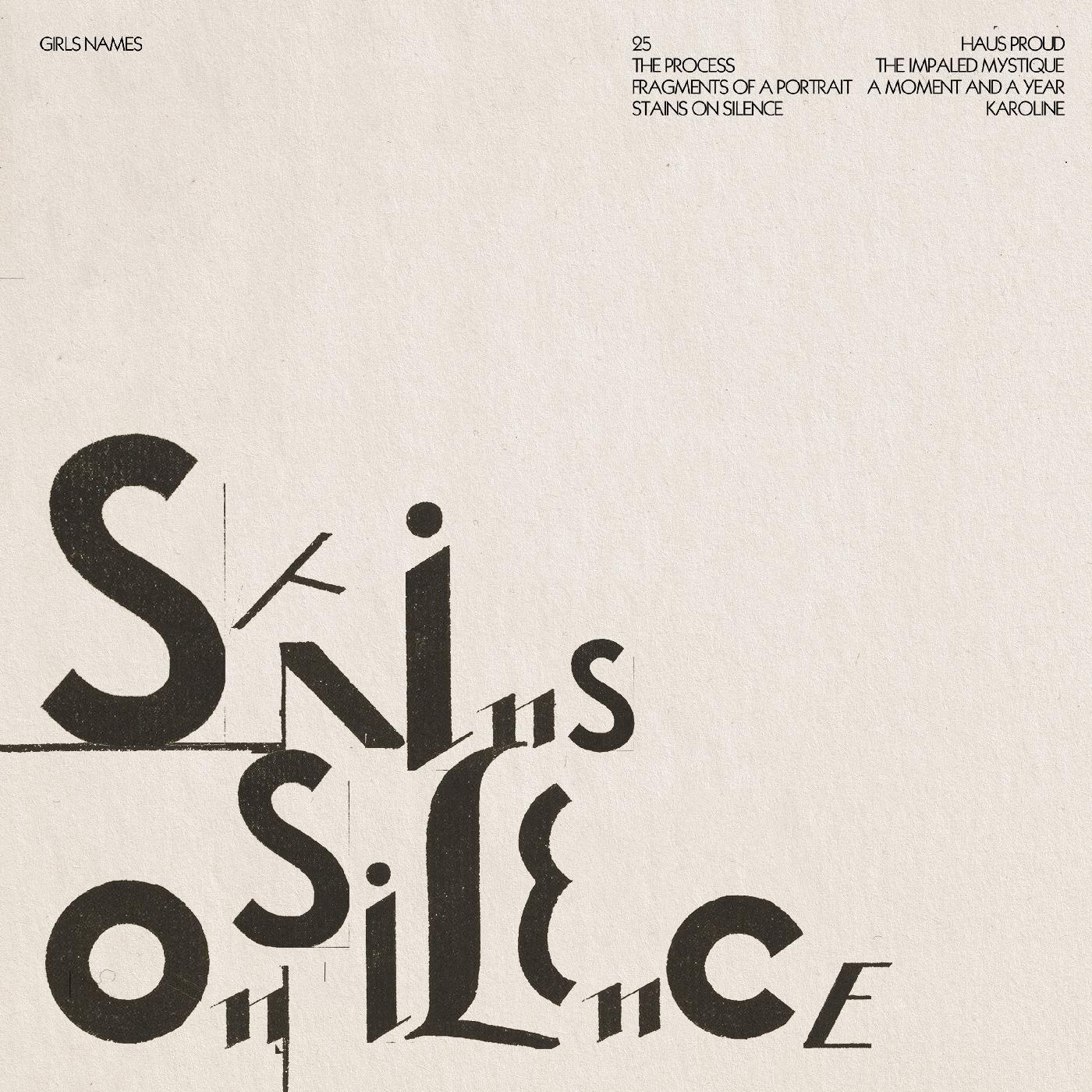 Girls Names | Stains On Silence - Vinyl